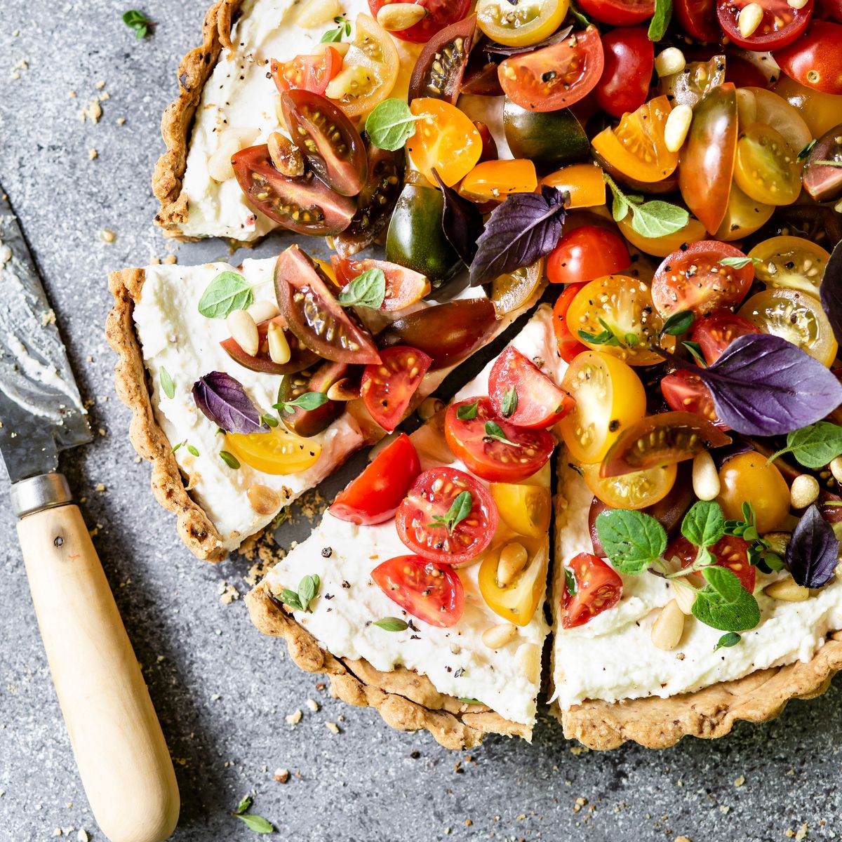 Heirloom Tomato Ricotta Tart