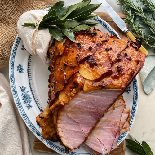 APPLE, MISO & HONEY GLAZE HAM 